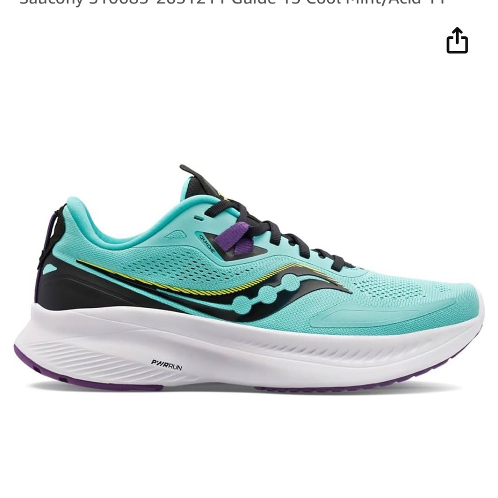 Saucony Woman’s Guide 15 running shoe. Brand new never worn